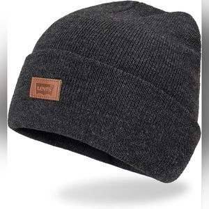 Dark grey Levi's beanie nwt